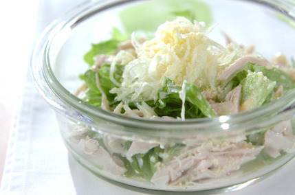 ささ身とレタスのサラダ