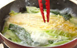 白菜とチンゲンサイの中華クリーム煮の作り方2