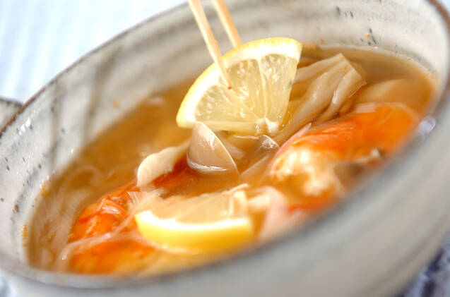 エビのエスニックスープの作り方の手順9