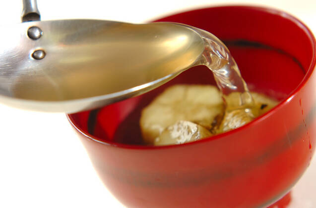 焼きナスのすまし汁の作り方の手順4