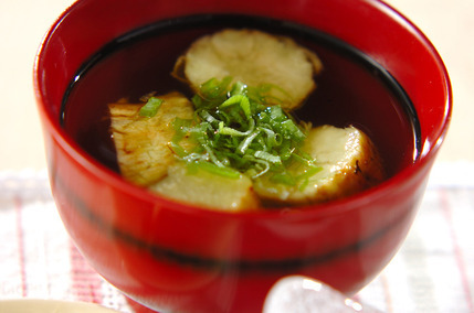 焼きナスのすまし汁