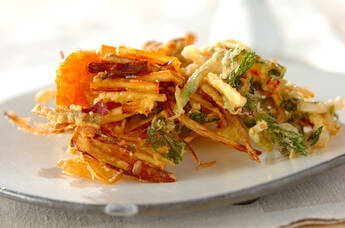 サクっと香ばしい！基本のかき揚げ