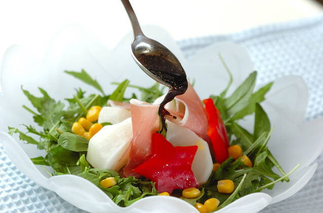 カブのレンジ蒸しサラダの作り方の手順5