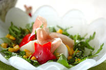 カブのレンジ蒸しサラダ