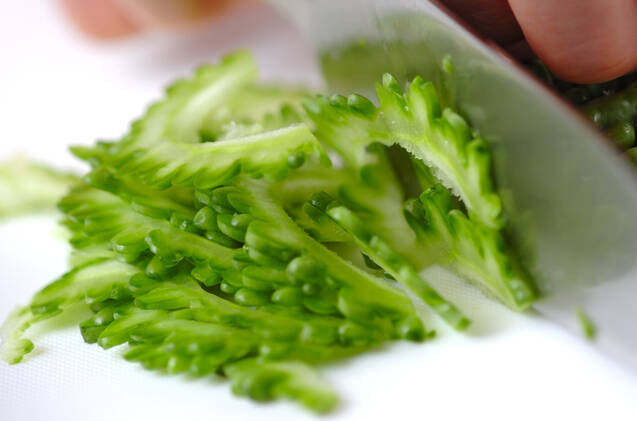 ゴーヤオムレツの作り方の手順2