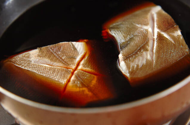 カレイの煮付けの作り方の手順4