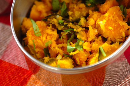 カボチャのアジアン風和え物