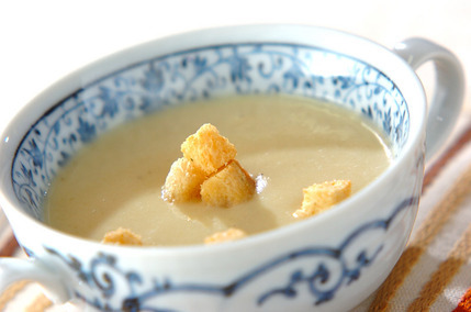 サツマイモの豆乳ポタージュ