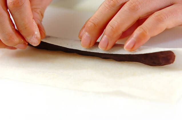 あんこのくるくる巻きの作り方の手順5