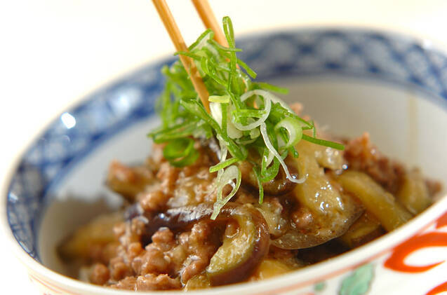 ひき肉とナスのピリ辛みそ丼の作り方の手順6