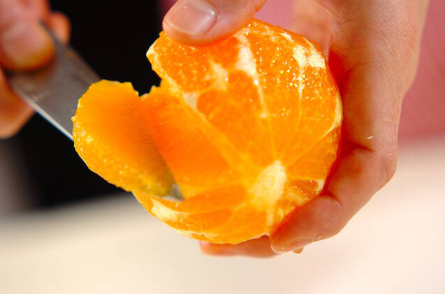 チョコアイスオレンジソースの作り方の手順1