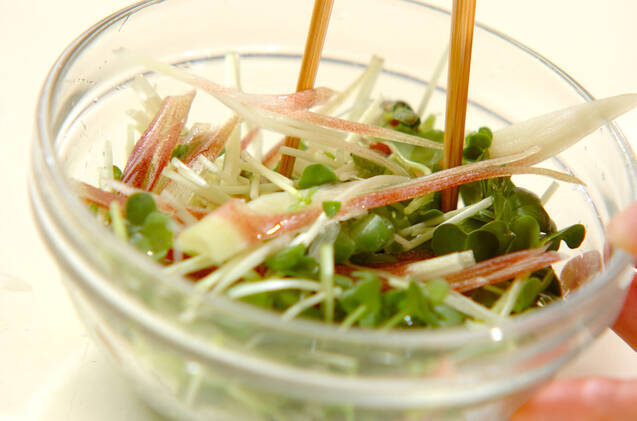 イカそうめんの素麺の作り方の手順2