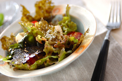 韓国のりサラダ