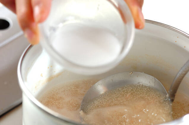 タラコあんかけ温奴の作り方の手順1