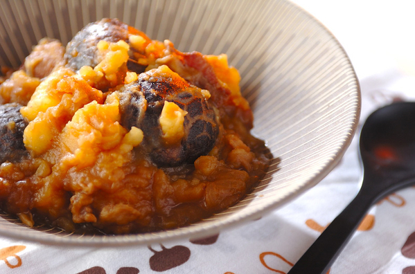 しいたけの肉じゃが