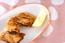 ネギみそ入り焼き油揚げ