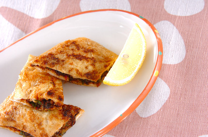 ネギみそ入り焼き油揚げ