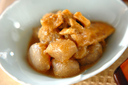 玉コンニャクのゴマみそ煮