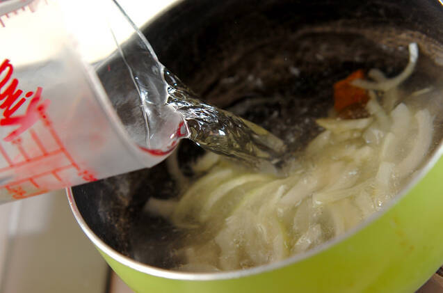 マロンミルクスープの作り方の手順2