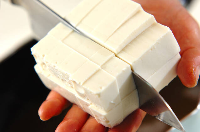 豆腐と卵のスープの作り方の手順1