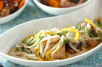 アジとたっぷり野菜のマリネ