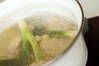 鶏スープうどんの作り方の手順2