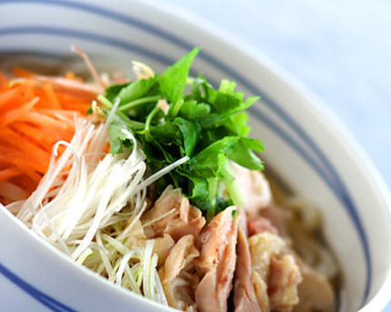 鶏スープうどん