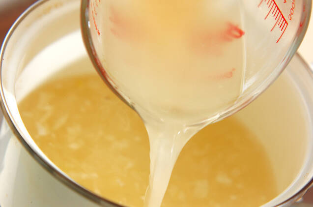 白菜の中華風スープの作り方の手順5