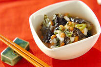 長芋の納豆おろし和え