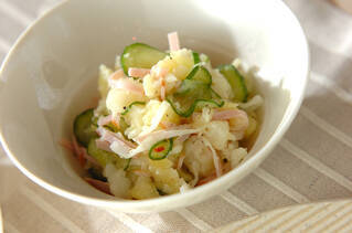 ハム入りポテトサラダ