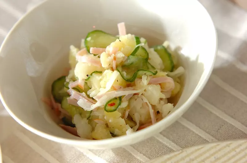 ハム入りポテトサラダ 副菜 レシピ 作り方 E レシピ 料理のプロが作る簡単レシピ ハム入りポテトサラダ 副菜 レシピ 作り方 E レシピ 料理のプロが作る簡単レシピ