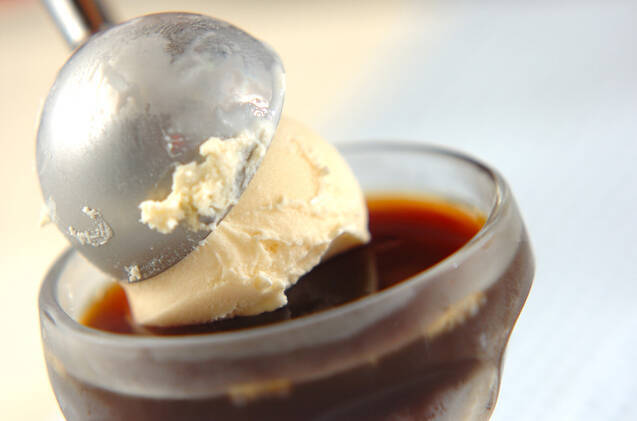 コーヒーゼリーのアイスのせの作り方の手順4