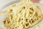 春のカルボナーラの作り方5