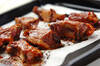 梅風味の豚バラ肉焼きの作り方の手順9