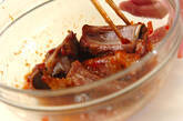 梅風味の豚バラ肉焼きの作り方2