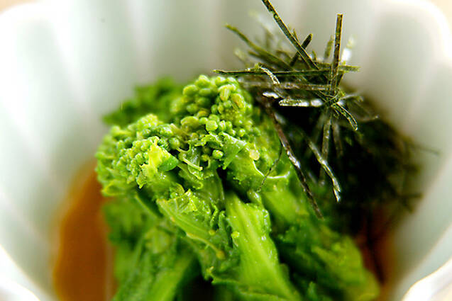 菜の花のカラシ和え