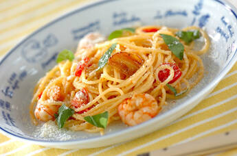 プチトマトのパスタ