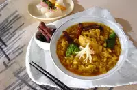 骨付き鶏肉のおじや