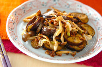 ナスの中華炒め