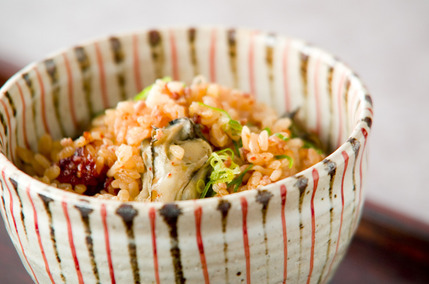 カキの炊き込みご飯
