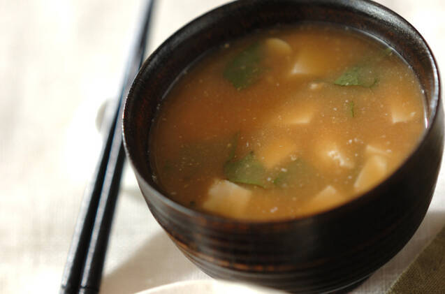 納豆と豆腐のみそ汁