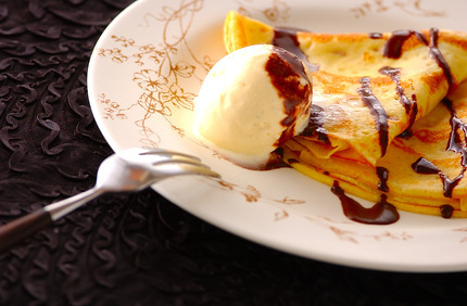 基本！もちもちクレープ チョコソースたっぷり by井手田 幸さん