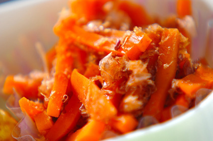 レンジニンジンのおかか和え