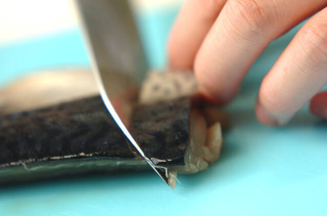 サバの竜田揚げの作り方の手順1