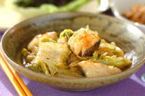 タラと白菜のおろし煮