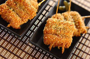 ちくわのカレー串揚げ
