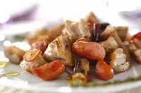 レンコンのピリ辛ガーリック炒め