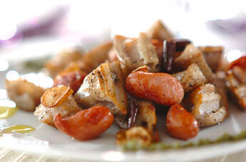 レンコンのピリ辛ガーリック炒め