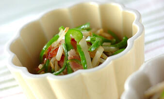 新ジャガの春色炒め