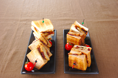 粟餅のサンドイッチ レシピ 作り方 E レシピ 料理のプロが作る簡単レシピ